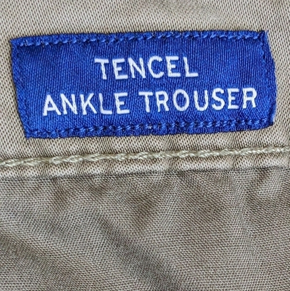 Nautica Olive Tencel Ankle Trouser, 10/30 - Picture 4 of 6